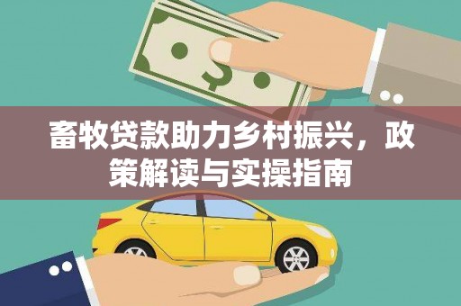 万宁畜牧贷款助力乡村振兴，政策解读与实操指南