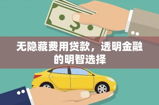 万宁无隐藏费用贷款，透明金融的明智选择