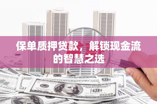 万宁保单质押贷款，解锁现金流的智慧之选