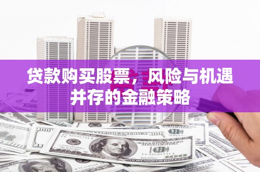 万宁贷款购买股票，风险与机遇并存的金融策略