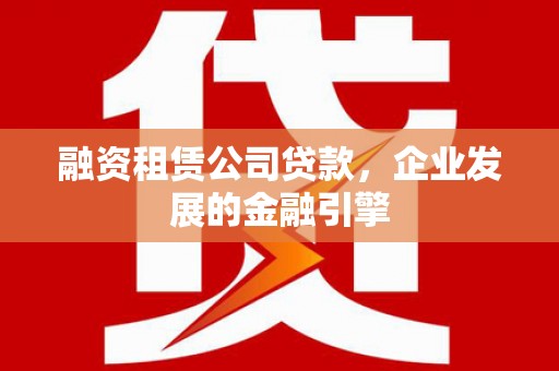 万宁融资租赁公司贷款，企业发展的金融引擎